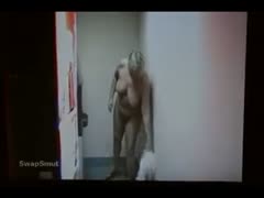 In a motel, a sexy wife